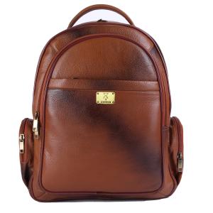 Pure Genuine Leather Spacious 17 inch Backpack Rucksack Laptop Business Office Bag