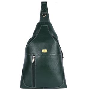 Pure Genuine Leather 17 inches Sling Cross Body Outdoor Travel Passport Chest Bag for Men and Women
