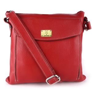 Genuine Leather Crossbody Sling Messenger Slim Shoulder Purse Satchel Bag for Women & Girls | Travel Office Business Use | Medium Size |
